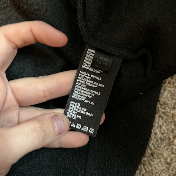 FP Movement By Free People Climb High Fleece Jacket Black Size XS Oversized - Picture 12 of 15